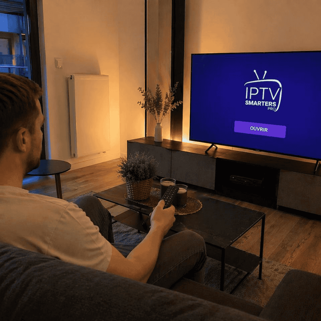 Interface IPTV Smarters Pro – écran d'accueil et configuration 2026
